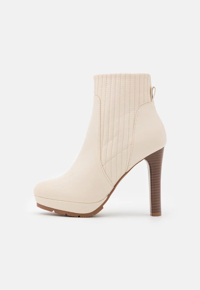 Bottines ANNA FIELD Anna Field Platform Ankle Boots Blanche Femme | JOH-1027823